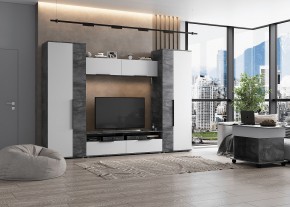 МОНИКА Гостиная (модульная) айрон рок в Чайковском - chaykovskiy.mebel24.online | фото 1