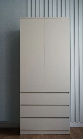 МОРИ МШ 900.2 Шкаф с 2-мя дв. и 3-мя ящ. ВЫСОКИЙ (Сатин) в Чайковском - chaykovskiy.mebel24.online | фото 1