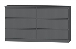 МС "Хилтон" Комод №5 1400 (6 ящ.) графит в Чайковском - chaykovskiy.mebel24.online | фото 2