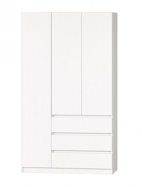МС "Хилтон" Шкаф №2 1200 (Белый текстурный) в Чайковском - chaykovskiy.mebel24.online | фото 2