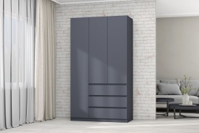 МС "Хилтон" Шкаф №2 1200 (Графит) в Чайковском - chaykovskiy.mebel24.online | фото