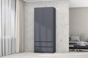 МС "Хилтон" Шкаф №3 900 (Графит) в Чайковском - chaykovskiy.mebel24.online | фото