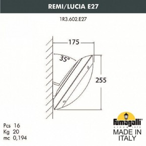 Накладной светильник Fumagalli Lucia 1R3.602.000.LYE27 в Чайковском - chaykovskiy.mebel24.online | фото 2