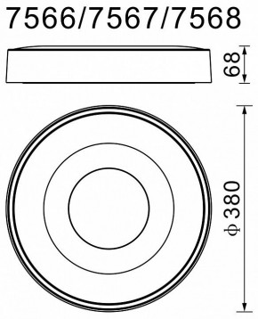 Накладной светильник Mantra Coin 7567 в Чайковском - chaykovskiy.mebel24.online | фото 4