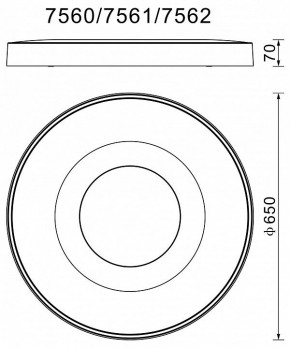 Накладной светильник Mantra Coin 7690 в Чайковском - chaykovskiy.mebel24.online | фото 3