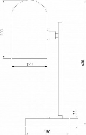 Настольная лампа декоративная Eurosvet Bambola 01164/1 латунь в Чайковском - chaykovskiy.mebel24.online | фото 2