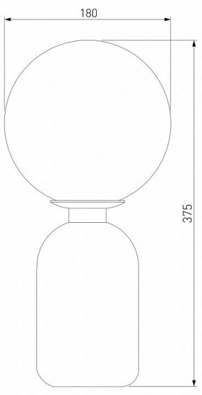 Настольная лампа декоративная Eurosvet Bubble 01197/1 белый в Чайковском - chaykovskiy.mebel24.online | фото 2