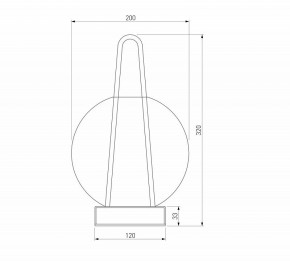 Настольная лампа декоративная Eurosvet Frasco 80507/1 латунь в Чайковском - chaykovskiy.mebel24.online | фото 3
