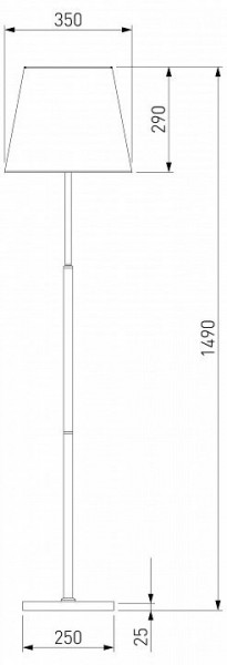 Настольная лампа декоративная Eurosvet Ozark 01156/1 латунь в Чайковском - chaykovskiy.mebel24.online | фото 2