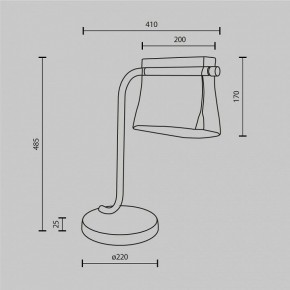 Настольная лампа декоративная Maytoni Cabaret MOD170TL-L8BS3K в Чайковском - chaykovskiy.mebel24.online | фото 7