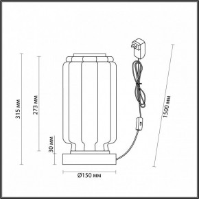 Настольная лампа декоративная Odeon Light Jam 5408/10TL в Чайковском - chaykovskiy.mebel24.online | фото 4