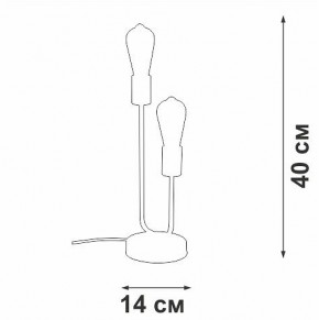 Настольная лампа декоративная Vitaluce V3005 V3005-1/2L в Чайковском - chaykovskiy.mebel24.online | фото 5