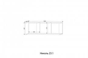 НИКОЛЬ 23.1 Антресоль в Чайковском - chaykovskiy.mebel24.online | фото 2