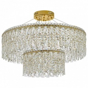 Подвесная люстра Arti Lampadari Ovindoli Gold Ovindoli L 1.5.80+40.100 G в Чайковском - chaykovskiy.mebel24.online | фото 2