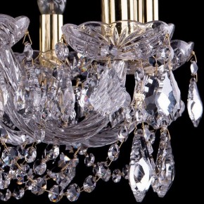 Подвесная люстра Bohemia Ivele Crystal 1402 1402/10/240/G/Leafs в Чайковском - chaykovskiy.mebel24.online | фото 3