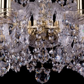 Подвесная люстра Bohemia Ivele Crystal 1402 1402/10/240/G/Leafs в Чайковском - chaykovskiy.mebel24.online | фото 5