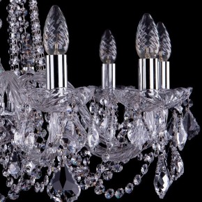 Подвесная люстра Bohemia Ivele Crystal 1402 1402/10/240/Ni/Leafs в Чайковском - chaykovskiy.mebel24.online | фото 2
