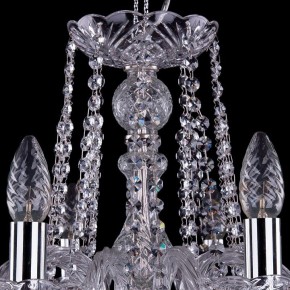 Подвесная люстра Bohemia Ivele Crystal 1402 1402/10/240/Ni/Leafs в Чайковском - chaykovskiy.mebel24.online | фото 4