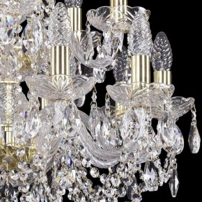 Подвесная люстра Bohemia Ivele Crystal 1402 1402/10+5/195/2d/G в Чайковском - chaykovskiy.mebel24.online | фото 2