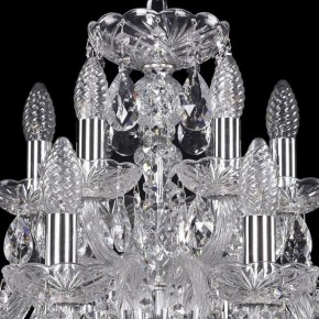 Подвесная люстра Bohemia Ivele Crystal 1402 1402/12+6/240/Ni в Чайковском - chaykovskiy.mebel24.online | фото 4