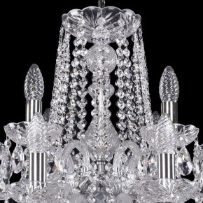 Подвесная люстра Bohemia Ivele Crystal 1402 1402/12+6/300/2d/Ni в Чайковском - chaykovskiy.mebel24.online | фото 4