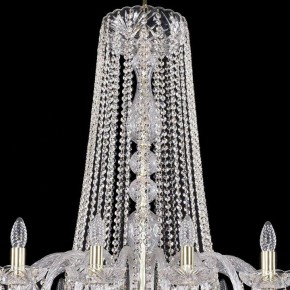 Подвесная люстра Bohemia Ivele Crystal 1402 1402/20/460/h-115/G в Чайковском - chaykovskiy.mebel24.online | фото 3