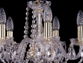 Подвесная люстра Bohemia Ivele Crystal 1402 1402/5/141/G в Чайковском - chaykovskiy.mebel24.online | фото 7