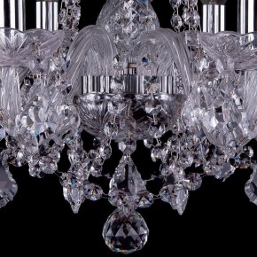 Подвесная люстра Bohemia Ivele Crystal 1402 1402/6/160/Ni/Leafs в Чайковском - chaykovskiy.mebel24.online | фото 3