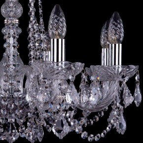 Подвесная люстра Bohemia Ivele Crystal 1402 1402/8/195/Ni/Leafs в Чайковском - chaykovskiy.mebel24.online | фото 2