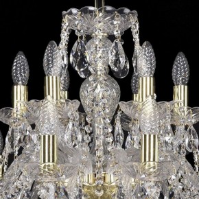 Подвесная люстра Bohemia Ivele Crystal 1411 1411/12+6/240/G в Чайковском - chaykovskiy.mebel24.online | фото 4