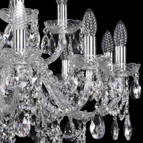 Подвесная люстра Bohemia Ivele Crystal 1411 1411/12+6/300/Ni в Чайковском - chaykovskiy.mebel24.online | фото 2