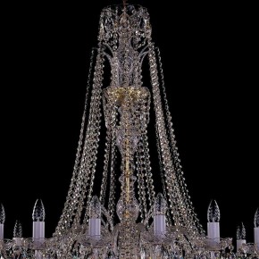 Подвесная люстра Bohemia Ivele Crystal 1411 1411/16/400/XL-115/G в Чайковском - chaykovskiy.mebel24.online | фото 4