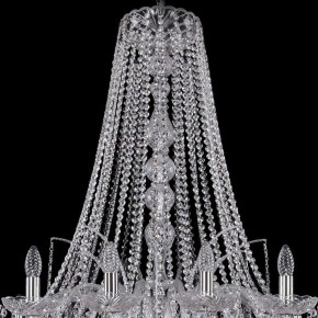 Подвесная люстра Bohemia Ivele Crystal 1411 1411/18/400/h-113/Ni в Чайковском - chaykovskiy.mebel24.online | фото 4