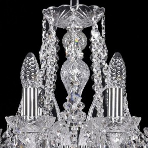 Подвесная люстра Bohemia Ivele Crystal 1411 1411/8/160/Ni в Чайковском - chaykovskiy.mebel24.online | фото 4