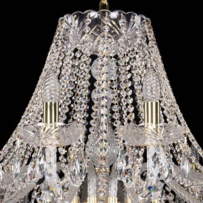 Подвесная люстра Bohemia Ivele Crystal 1413 1413/18/400/G в Чайковском - chaykovskiy.mebel24.online | фото 4