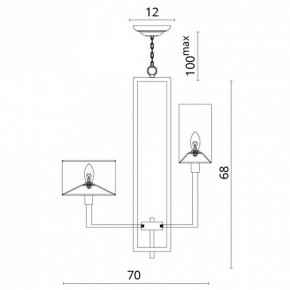 Подвесная люстра Divinare Porta 5933/01 LM-8 в Чайковском - chaykovskiy.mebel24.online | фото 5