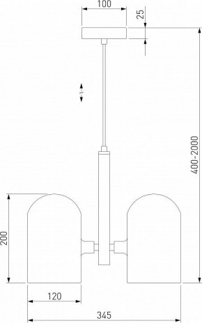 Подвесная люстра Eurosvet Bambola 50357/3 латунь в Чайковском - chaykovskiy.mebel24.online | фото 4