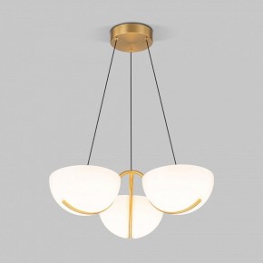 Подвесная люстра Eurosvet Emisfero 50083/3 LED золото в Чайковском - chaykovskiy.mebel24.online | фото 2