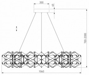 Подвесная люстра Eurosvet Uma 90369/15 медь в Чайковском - chaykovskiy.mebel24.online | фото 4