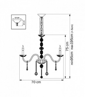 Потолочная люстра Lightstar Limpio 722064 в Чайковском - chaykovskiy.mebel24.online | фото 3