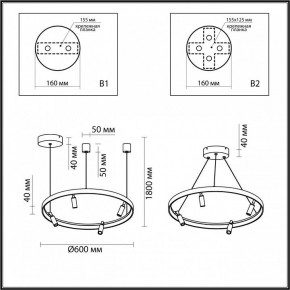 Подвесная люстра Odeon Light Fonda 4317/58L в Чайковском - chaykovskiy.mebel24.online | фото 6