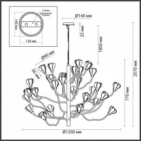 Подвесная люстра Odeon Light Gardi 5090/30 в Чайковском - chaykovskiy.mebel24.online | фото 2