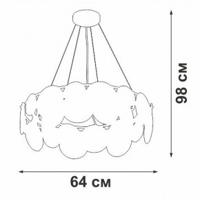 Подвесная люстра Vitaluce V5801 V5801-8/6S в Чайковском - chaykovskiy.mebel24.online | фото 7
