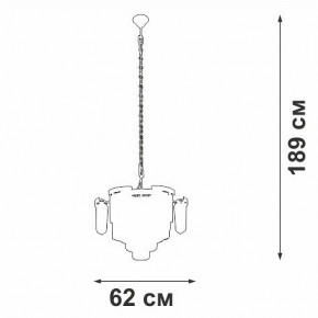 Подвесная люстра Vitaluce V58370 V58370-8/13 в Чайковском - chaykovskiy.mebel24.online | фото 3