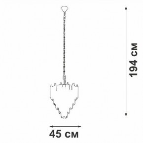 Подвесная люстра Vitaluce V58560 V58560-8/10 в Чайковском - chaykovskiy.mebel24.online | фото 3