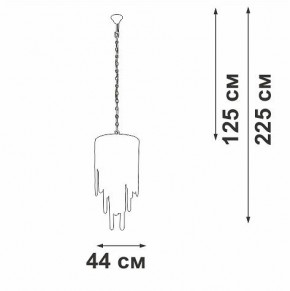 Подвесная люстра Vitaluce V5885 V5885-9/7 в Чайковском - chaykovskiy.mebel24.online | фото 3