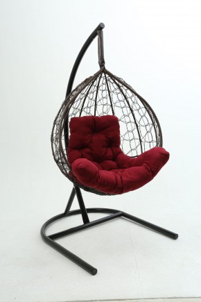 Подвесное кресло Бароло (коричневый/бордо) в Чайковском - chaykovskiy.mebel24.online | фото