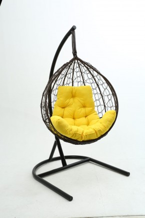 Подвесное кресло Бароло (коричневый/желтый) в Чайковском - chaykovskiy.mebel24.online | фото