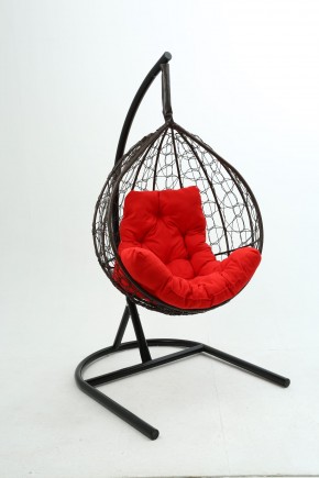 Подвесное кресло Бароло (коричневый/красный) в Чайковском - chaykovskiy.mebel24.online | фото