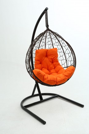 Подвесное кресло Бароло (коричневый/оранжевый) в Чайковском - chaykovskiy.mebel24.online | фото